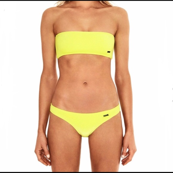 ISO - TRIANGL VELVET CRUSH - LEMON SPLIT BIKINI - Picture 2 of 2